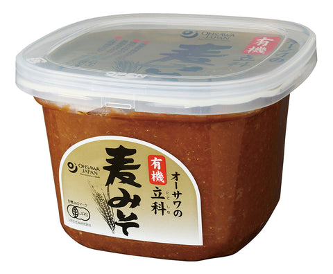 オーサワ 有機立科麦みそ カップ ( 650g )